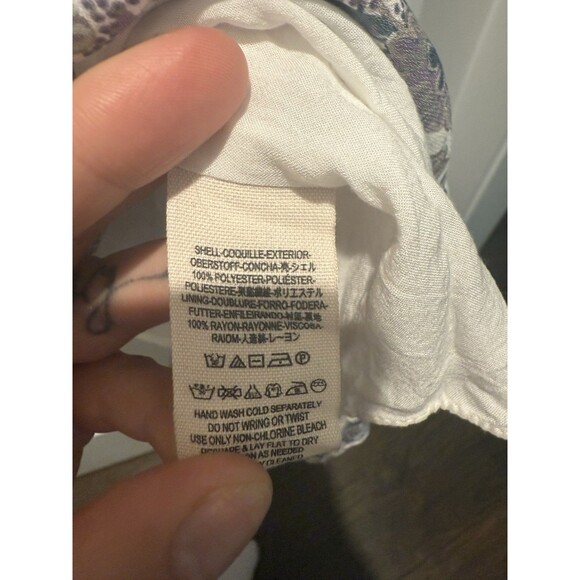 Free People Rain Or Shine Lace up Mini Dress Ivory Comb Small S - Picture 3 of 4